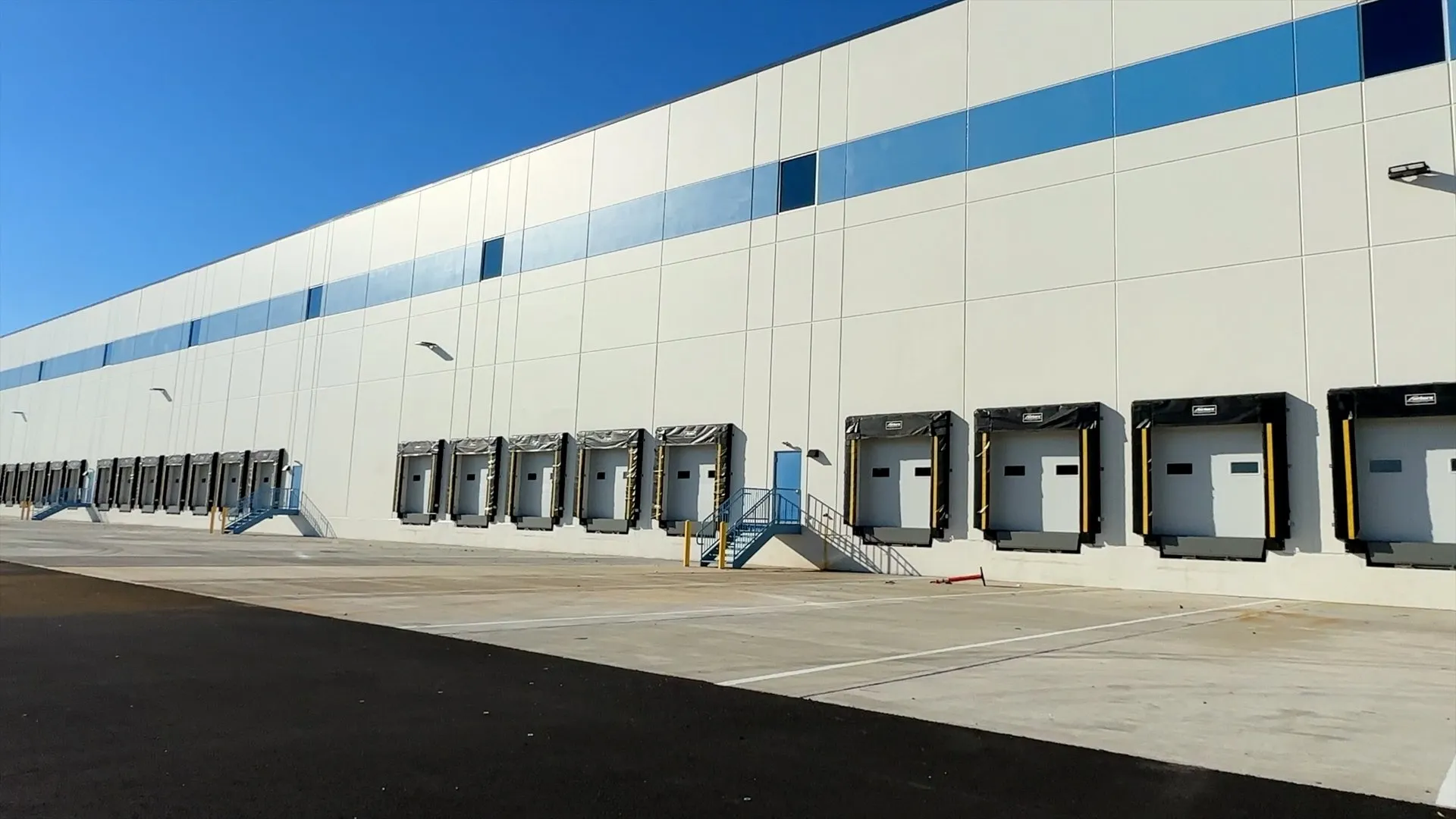 Industrial facility loading docks